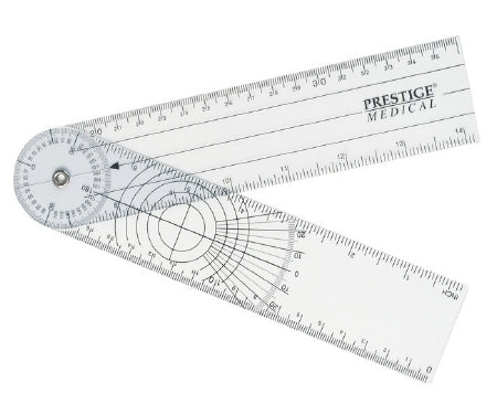 Prestige Medical Universal Goniometer 360° Range in Single Degree Increments Inches and Centimeters - 47