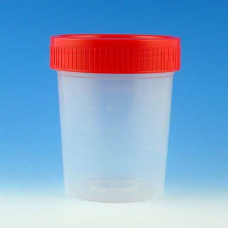 Globe Scientific - Specimen Container 2-1/4 X 2-7/8 Inch 120 mL (4 oz.) Screw Cap Patient Information NonSterile - 5914
