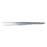 Henry Schein Forcep Iris 4" Straight 1X2 Teeth Stainless Steel Ea - 101-6898