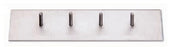Key Surgical Brush Organizer 1 X 5 Inch, Stainless Steel, Pegged Bar with Adhesive Backing - BR-7050