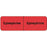 PDC - Drug Label Anesthesia Label Epinephrine Red 7/8 X 2-7/8 Inch - 59704689