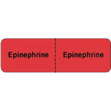 PDC Healthcare PDC Blank Label Multipurpose Label Without Legend Fluorescent Red 7/8 X 2-7/8 Inch - 59704689