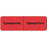 PDC Healthcare PDC Blank Label Multipurpose Label Without Legend Fluorescent Red 7/8 X 2-7/8 Inch - 59704689