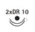 Aesculap Premilene Suture with Needle Nonabsorbable Uncoated Blue Suture Monofilament Polypropylene Suture Size 6-0 75 cm Suture Double-Armed 10 mm Length 3/8 Circle Round Bodied Needle - C2090915
