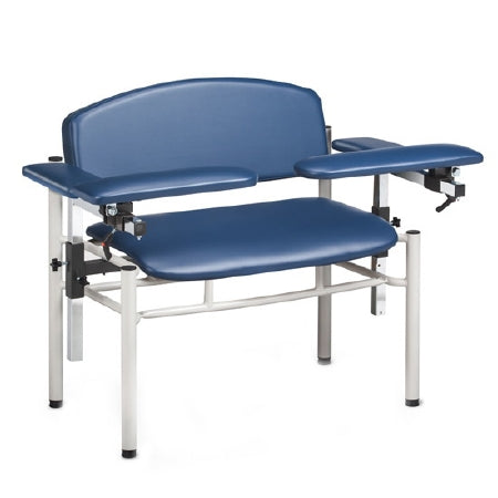 Clinton Industries SC Series Blood Drawing Chair Padded Flip Arm Desert Tan - 6006-U-3DT