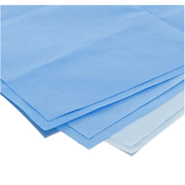O & M Halyard Wrap Csr Halyard 24 In X 24 In Blue Latex Free 500/Ca - 10724