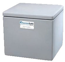 Sonoco Protective Solutions Thermosafe Dry Ice Storage / Transport Chest ThermoSafe 13-1/2 X 14-1/16 X 15 Inch Gray Polyethylene 19.8 Liter, 50 lbs. Dry Ice - 304