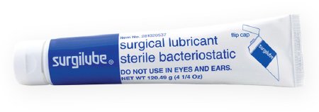 HR Pharmaceuticals Surgilube Lubricating Jelly 4.25 oz. Tube Sterile - 281020537