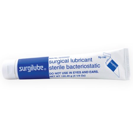 Surgilube - Lubricating Jelly - Carbomer free 4.25 oz. Tube Sterile - 281020537