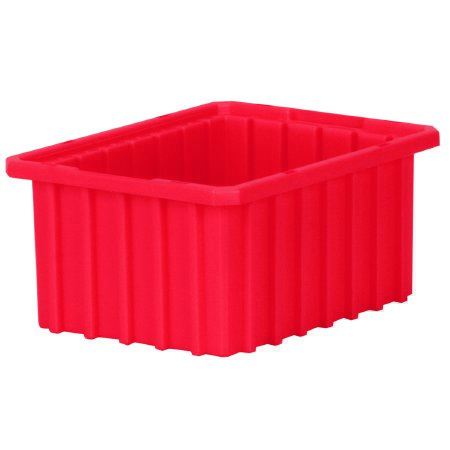 Akro-Grid - Storage Container Red Plastic 3-1/2 X 8-1/4 X 10-7/8 Inch - 33105RED