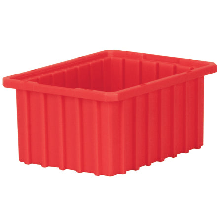 Akro-Mils Akro-Grids Storage Container Red Industrial Grade Polymers 3-1/2 X 8-1/4 X 10-7/8 Inch - 33105RED