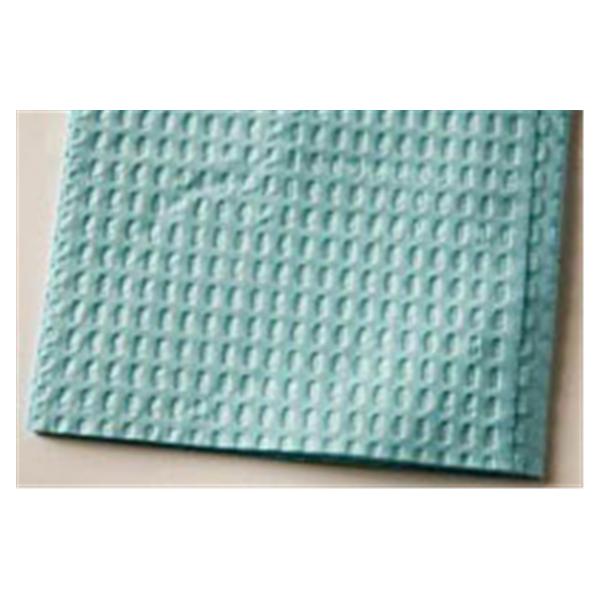 Tidi Products Bib Towel Tidi Ultimate Waffle 17 In X 18 In Blue 3 Ply Tissue / Poly 500/Ca - 917413