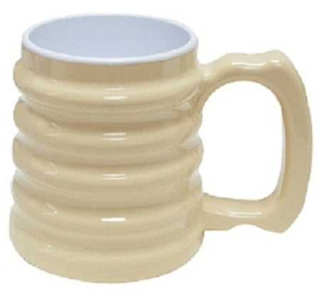 Fabrication Enterprises Drinking Mug 10 oz. Beige Plastic Reusable - 60-1071