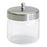 Graham-Field/Everest &Jennings Jar Dressing 6X6" Clear Glass With Stainless Steel Cover 6/Ca - 3463
