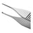 Lil' Tips - Tissue Forceps Adson 4-3/4 Inch Length Surgical Grade Stainless Steel Sterile NonLocking Thumb Handle Straight 1 X 2 Teeth - Medline - 67505