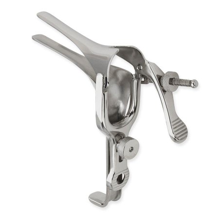 Centurion - Vaginal Speculum Graves with Sheath Sterile Office Grade Acrylic Small Double Blade Duckbill Disposable Corded Light Source Compatible - GV10PDST