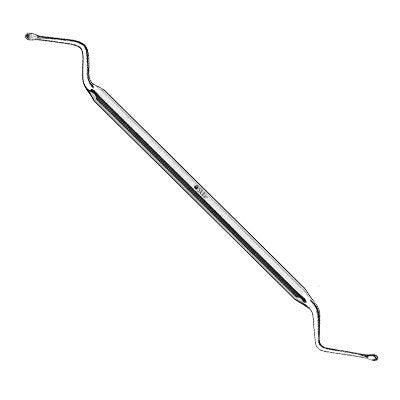 Sklar - Dental Curette Lucas 6 Inch Length Double-ended Handle Size 85 Tip / Size 85 Tip Oval Cup Tip - 49-3305