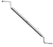 Sklar - Dental Curette Lucas 6 Inch Length Double-ended Handle Size 87 Tip / Size 87 Tip Angled Oval Cup Tip - 49-3315