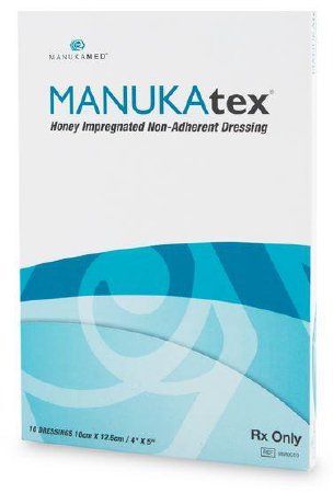 Manukamed MANUKAtex Impregnated Dressing 4 X 5 Inch Acetate Gauze Manuka Honey Sterile - 10