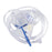 McKesson - NonRebreather Oxygen Mask Elongated Style Adult One Size Fits Most Adjustable Head Strap / Nose Clip - 16-108E