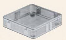 Aesculap Instrument Basket Perforated Half Size Stainless Steel 3-3/4 X 9-1/2 X 10 Inch - JB114R