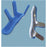 Frank Stubbs Co Inc Splint Quicky Toad 4 Prong Finger Blue 2" Size Small 12/Bag - 415