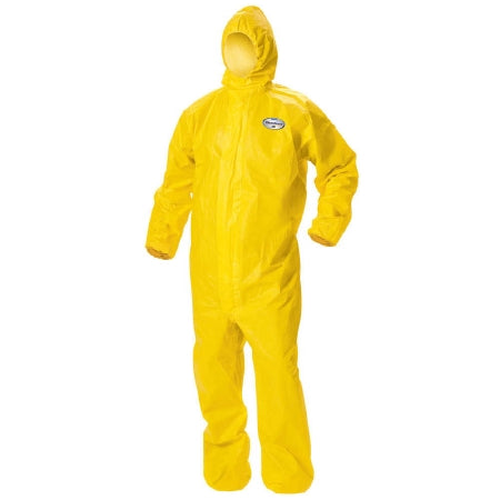 Kleenguard A70 - Coverall with Hood KleenGuard A70 3X-Large Yellow Disposable NonSterile - 09816