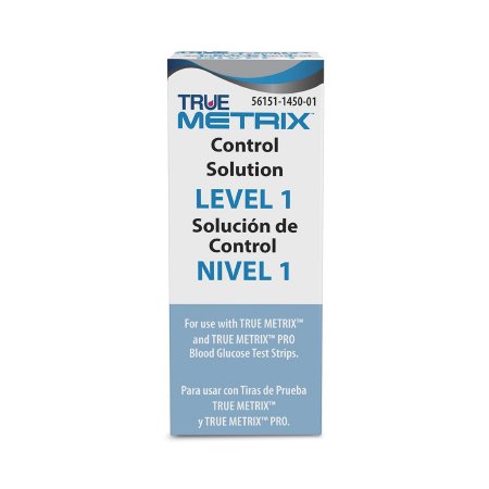 True Metrix - Blood Glucose Control Solution Blood Glucose Testing 1 X 3 mL Level 1 - R5H01-1