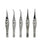 StatLab Medical Products - Histology Forceps 5-1/2 Inch Length Stainless Steel NonSterile NonLocking Fenestrated Paddle Handle Curved Serrated Tip - SMTD15-590