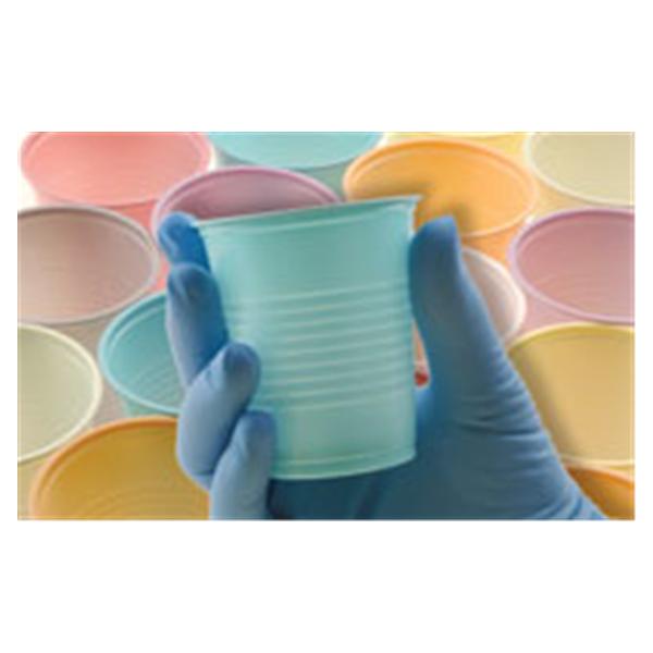 Crosstex International Cup Drinking Plastic 5 Oz Blue 100/Pk, 10 Pk/Ca - CXBL