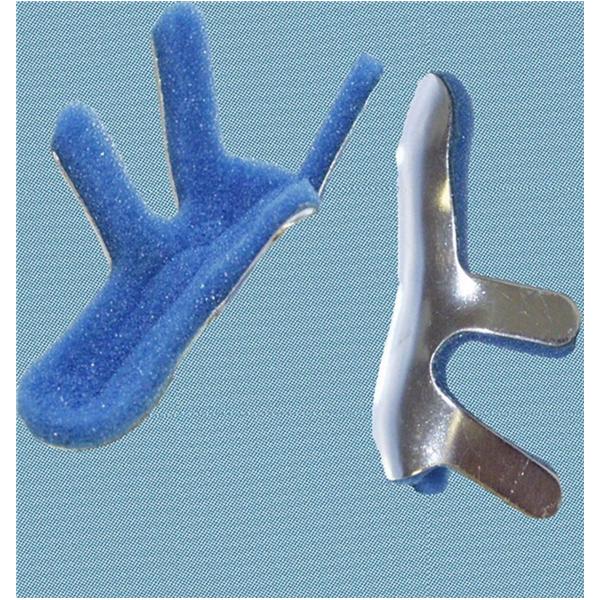 Frank Stubbs Co Inc Splint Quicky Toad 4 Prong Finger Blue 3" Size Medium 12/Bag - 415