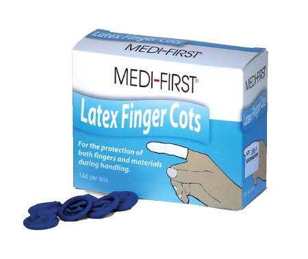 Medique Products Medi-First Finger Cot Medium 2-1/2 Inch Powder Free Latex NonSterile - 68235