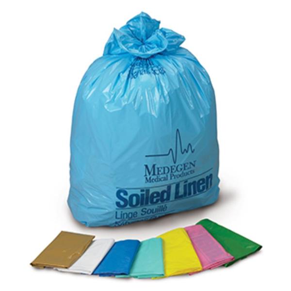 Medegen Medical Products, Bag Laundry/Linen Soiled Linen Blue/Black 40X46" 40-45Gal Plstc 1-2/10Mil 100/Ca - 51-40