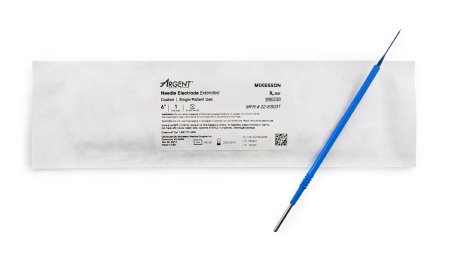 McKesson McKesson Argent Electrosurgical Electrode 6 Inch Coated Stainless Steel Extended Needle Disposable Sterile - 22-ES03T