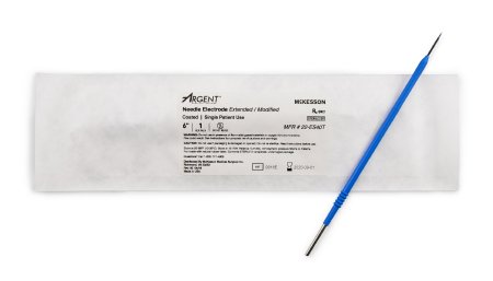 McKesson McKesson Argent Electrosurgical Electrode 6 Inch Coated Stainless Steel Extended Modified Needle Disposable Sterile - 22-ES40T