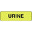 Precision Dynamics - Pre-Printed Label Laboratory Use Yellow Paper Urine Black Lab / Specimen 3/8 X 1-1/4 Inch - 59707018