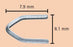 Challenger Ti-P Clip-Box - Kit Style Ligating Clip Titanium Medium / Large 8.1 mm Silver Clip 12 Clips - PL579T