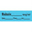 Sharn Pre-Printed Label Anesthesia Label Nubain__mg/ml/Date___Time___Int.___ Blue - 19313