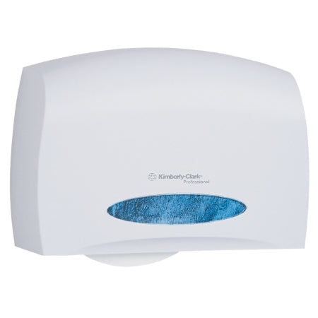 K-C PROFESSIONAL - Toilet Tissue Dispenser White Plastic Manual Pull Jumbo Roll Wall Mount - 09603