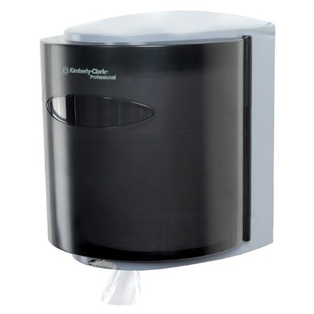 K-C PROFESSIONAL - Paper Towel Dispenser Black Smoke Plastic Center Pull Wall Mount - 09989