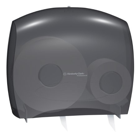 K-C PROFESSIONAL JRT Jr. ESCORT - Toilet Tissue Dispenser Black Smoke Plastic Manual Pull Wall Mount - 09507