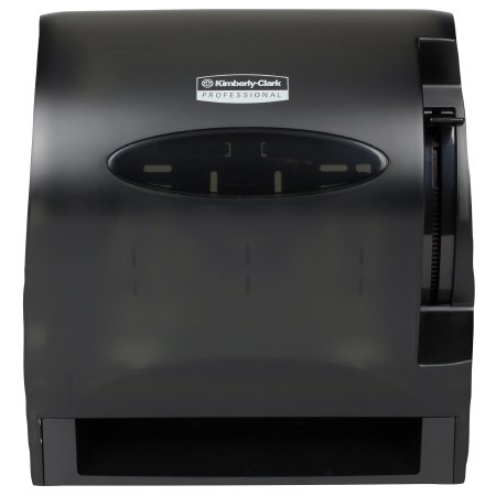 K-C PROFESSIONAL LEV-R-MATIC - Paper Towel Dispenser Black Smoke Plastic Manual Lever Wall Mount - 09765