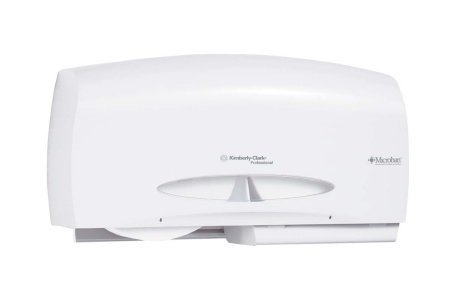 K-C PROFESSIONAL - Toilet Tissue Dispenser White Plastic Manual Pull Double Roll Wall Mount - 09609