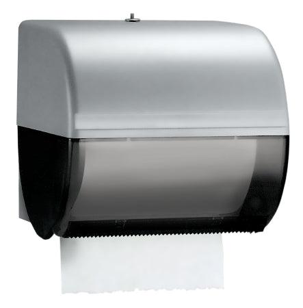 Kimberly Clark K-C PROFESSIONAL* Paper Towel Dispenser Black Smoke Plastic Manual Pull 1000 Foot Roll Wall Mount - 9746