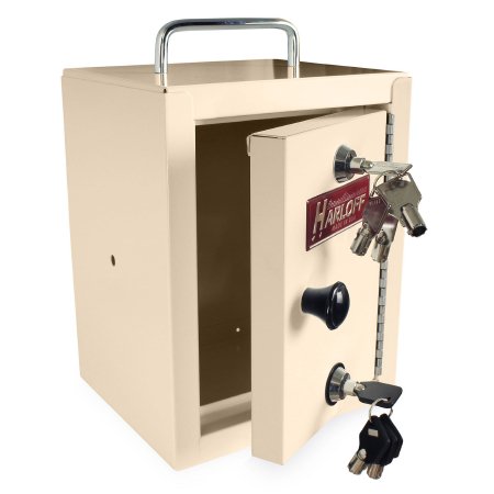 Harloff - Narcotic Cabinet Wall Mount Heavy Duty 20 Gauge Steel Double Key Lock - 2810AQ