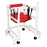 Mjm International Walker Adjustable Height 250 Lbs. Weight Capacity 21 To 26 Inch Height - 415-OR-3