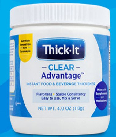 Kent Precision Foods Thick-ItClear Advantage Food and Beverage Thickener 4 oz. Jar Unflavored Ready to Mix - J610-D9800