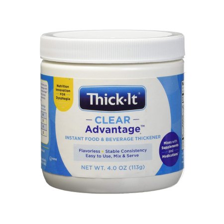 Thick-It Clear Advantage - Food and Beverage Thickener 4 oz. Jar Unflavored Powder Consistency Varies By Preparation - J610-D9800