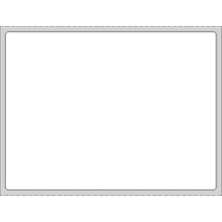 Precision Dynamics PDC Blank Label Printer Label Without Legend White 3 X 4 Inch - THERMD29