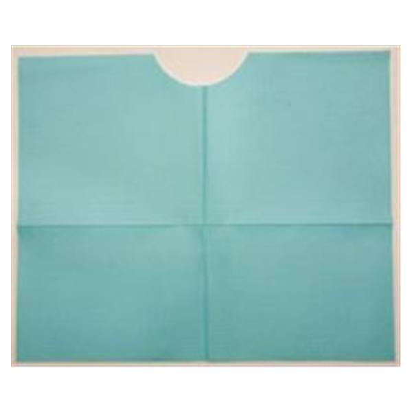Tidi Products Bib Ultimate Contour Neck 13 In X 18 In Blue 3 Ply Tissue / Poly 500/Ca - CONP-B
